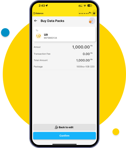 Review payment information
