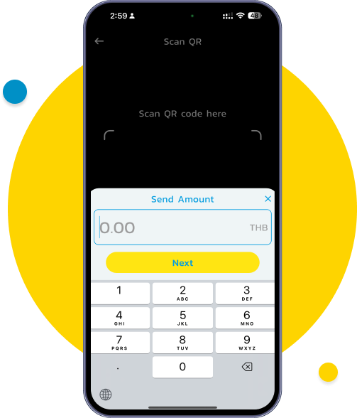 Enter the amount you want to transfer.