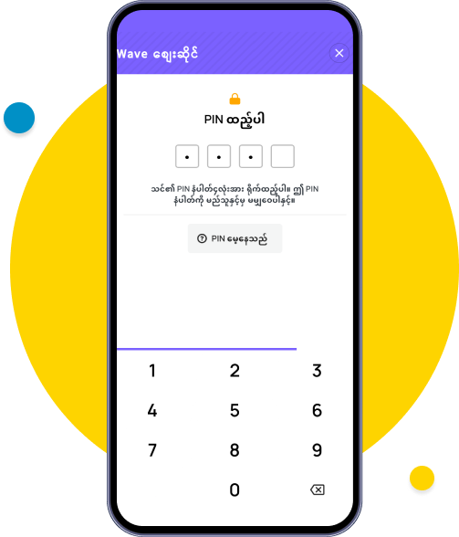 Log in with the new PIN.
