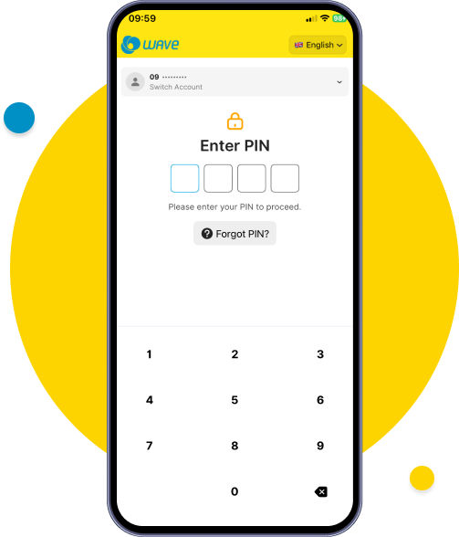 Tap on Forgot PIN from Login or Profile Screen.
